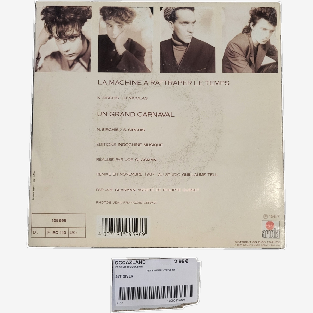 La Machine à rattraper le temps / Un grand carnaval — Indochine