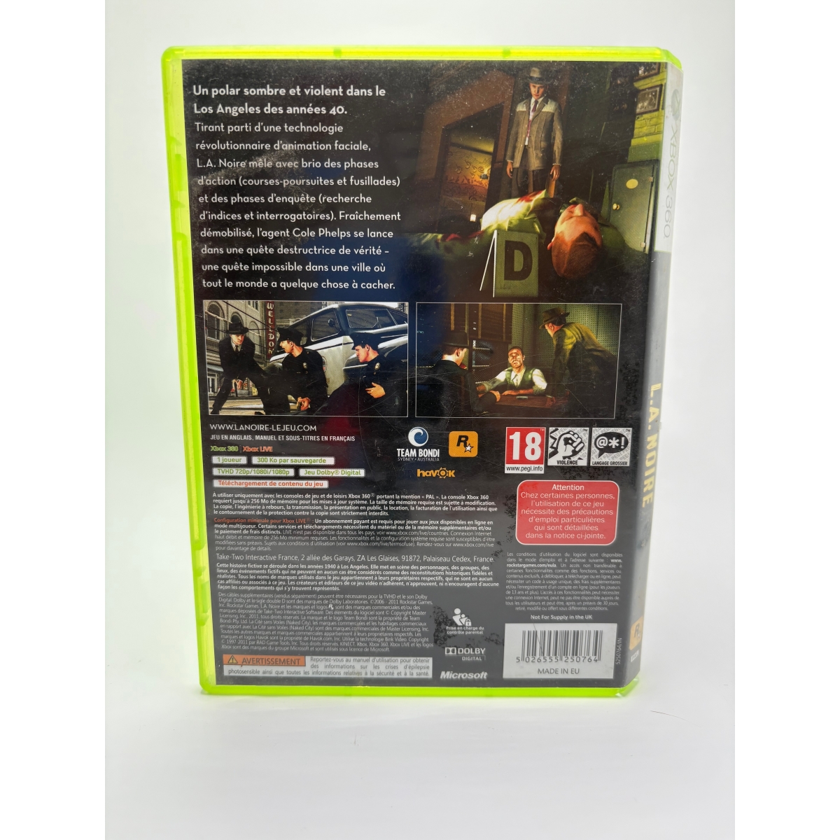 L.A. Noire - Xbox 360