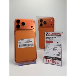 IPHONE 17 PRO MAX COSMIC ORANGE 256GB BATT 100% 93 CYCLES