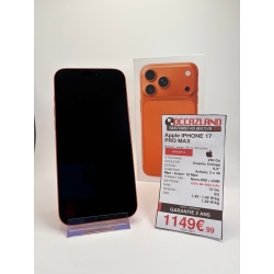 IPHONE 17 PRO MAX COSMIC ORANGE 256GB BATT 100% 93 CYCLES