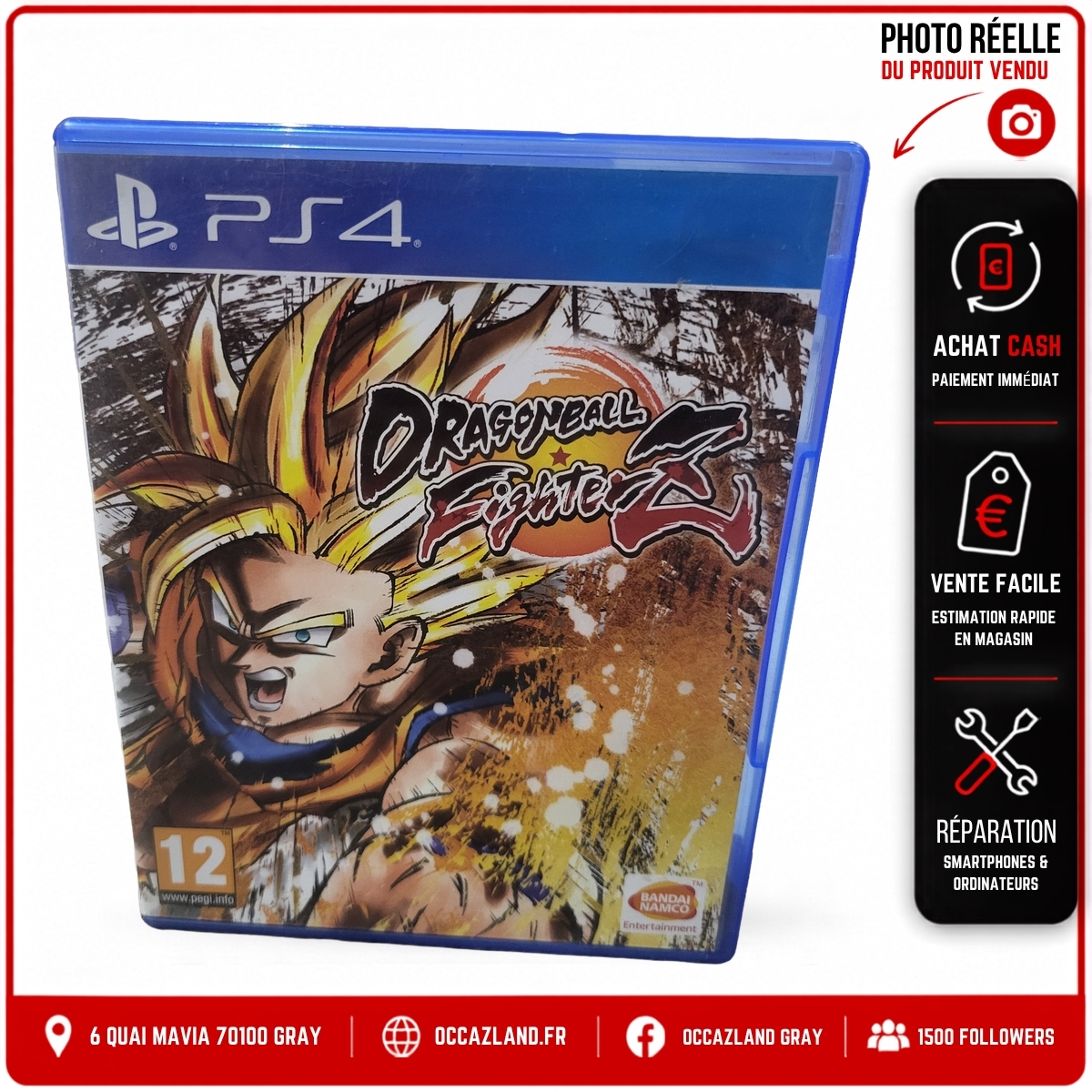 Photo réelle Adobe - DBZ FighterZ - template premium v2 - 3