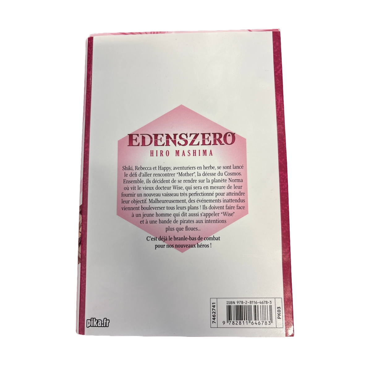 Edens Zero Tome 2 - photo réelle détourée