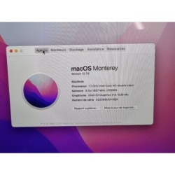 APPLE MACBOOK 2016 256 GO 12" POUCE  INTEL  M3 