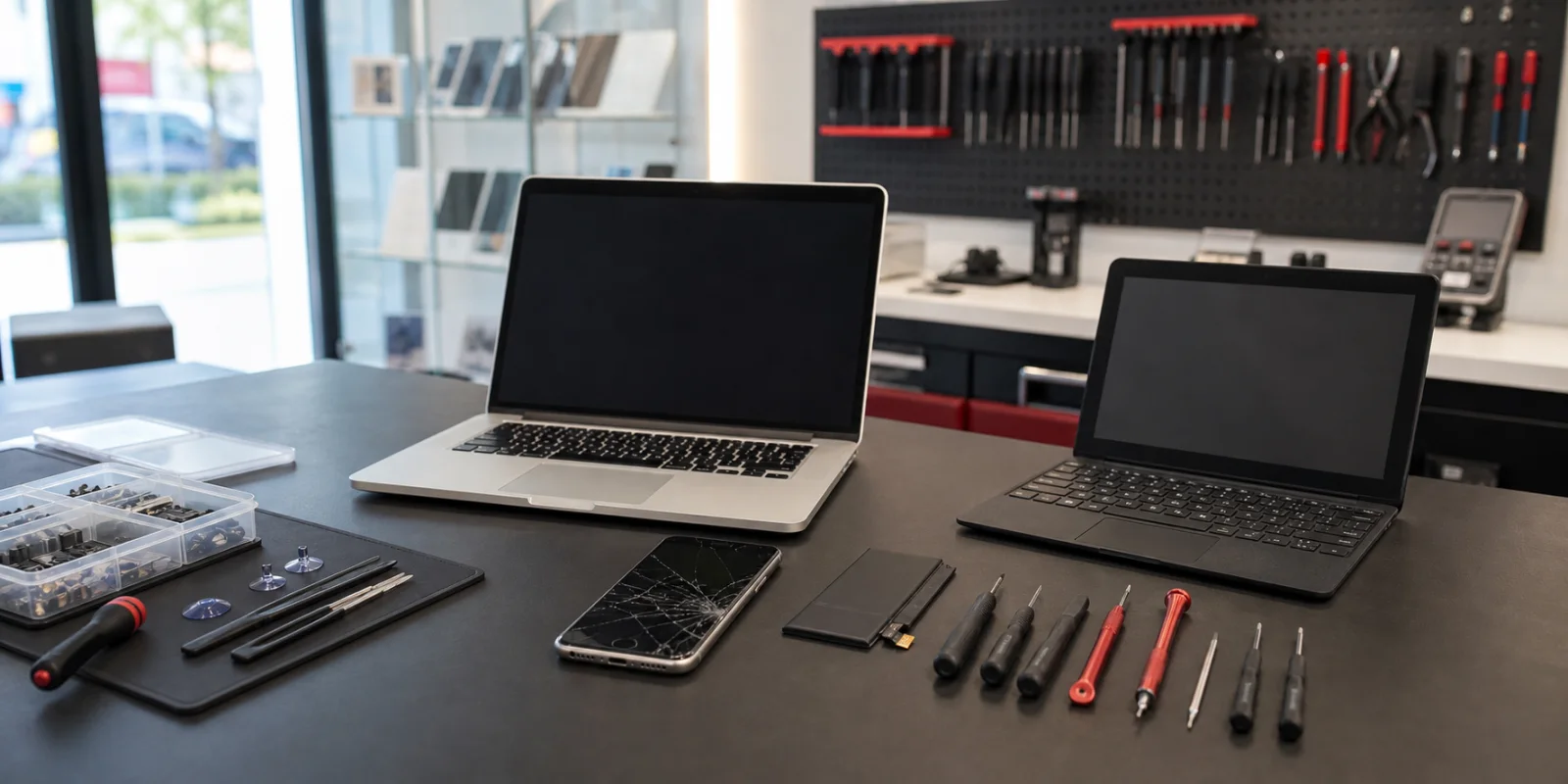 Atelier de réparation de smartphones et ordinateurs Windows et Apple à Gray